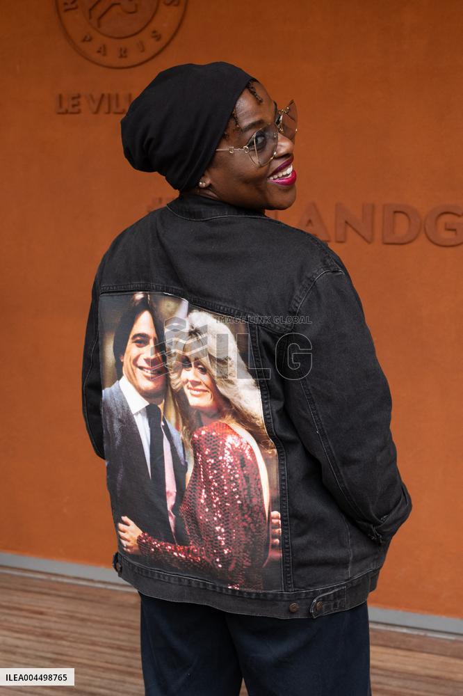 2025 French Open - Celebrities at Village Day 13 NB