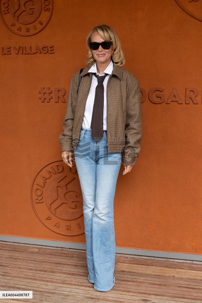 2025 French Open - Celebrities at Village Day 13 NB