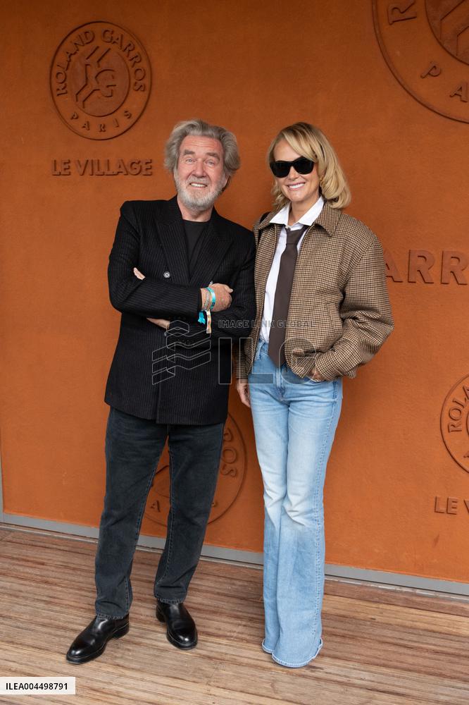 2025 French Open - Celebrities at Village Day 13 NB