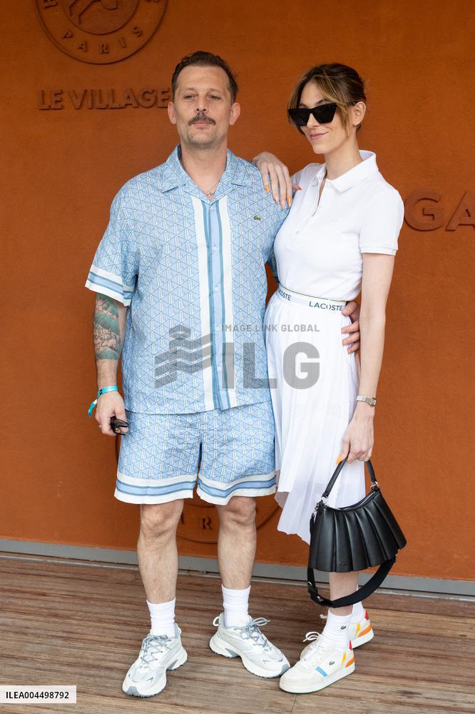 2025 French Open - Celebrities at Village Day 13 NB