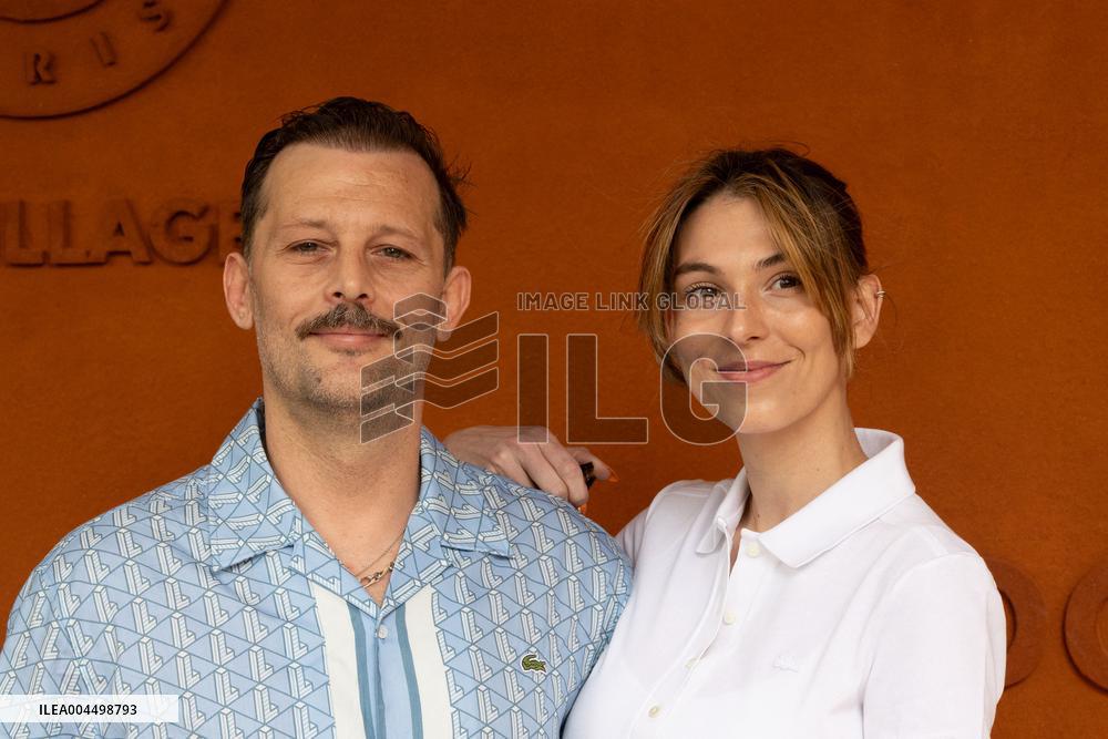 2025 French Open - Celebrities at Village Day 13 NB