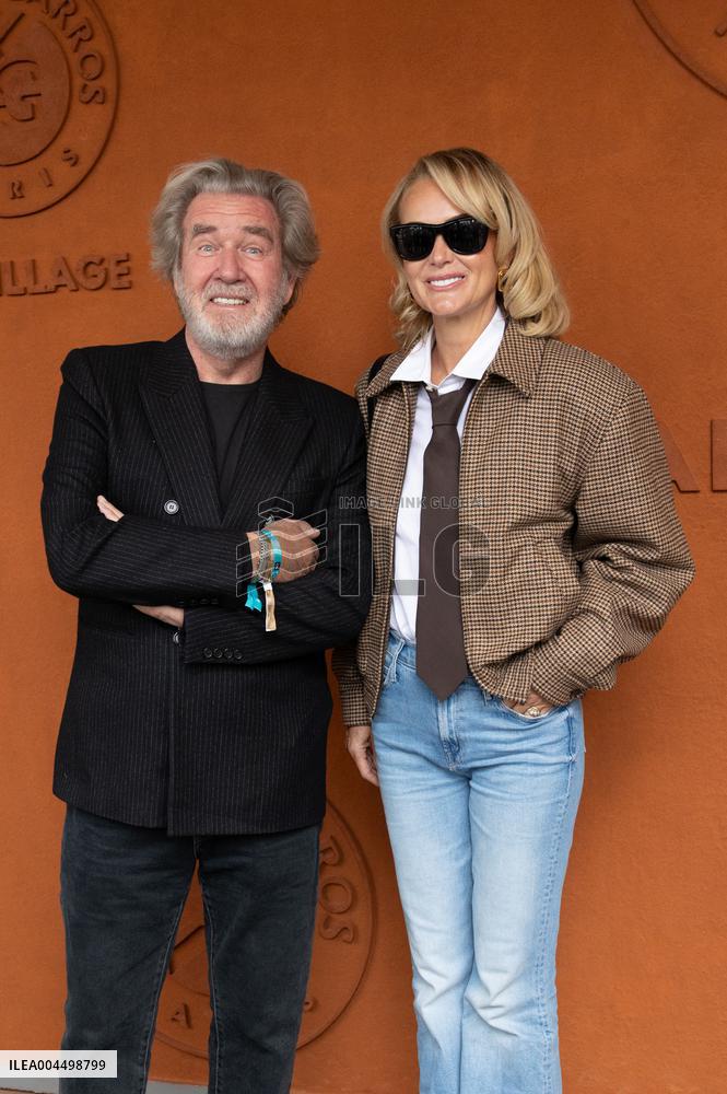 2025 French Open - Celebrities at Village Day 13 NB