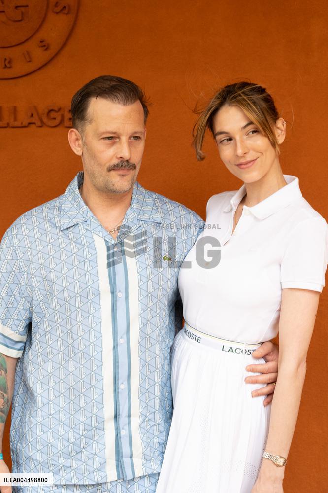 2025 French Open - Celebrities at Village Day 13 NB