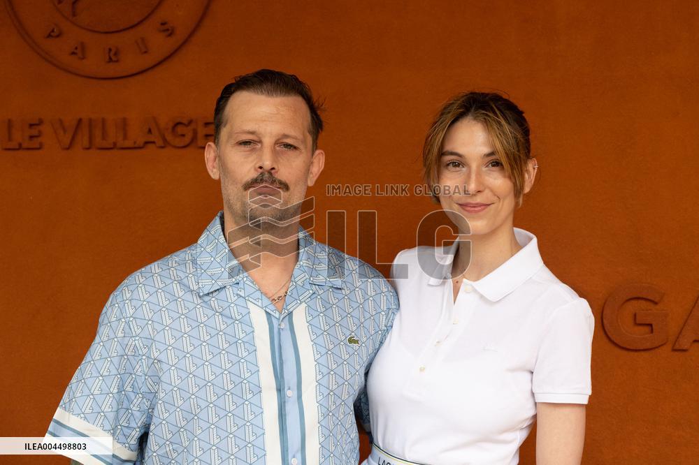 2025 French Open - Celebrities at Village Day 13 NB