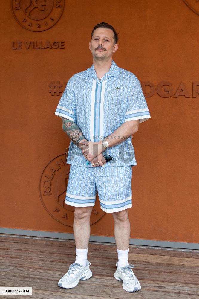 2025 French Open - Celebrities at Village Day 13 NB