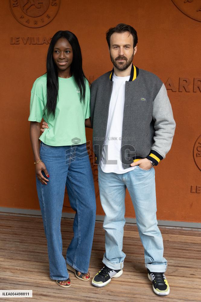 2025 French Open - Celebrities at Village Day 13 NB