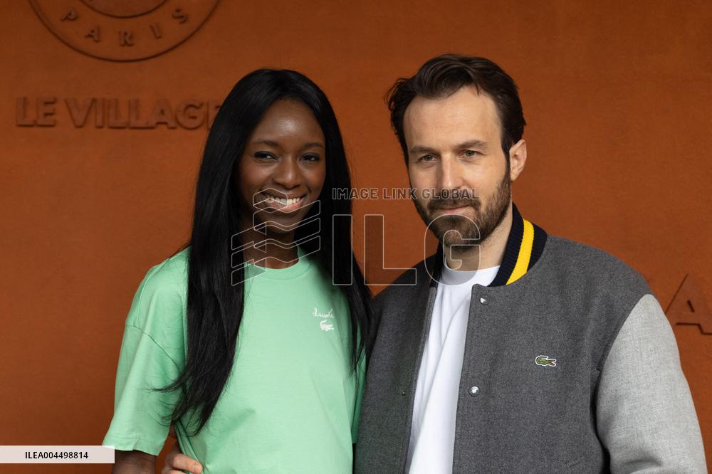 2025 French Open - Celebrities at Village Day 13 NB