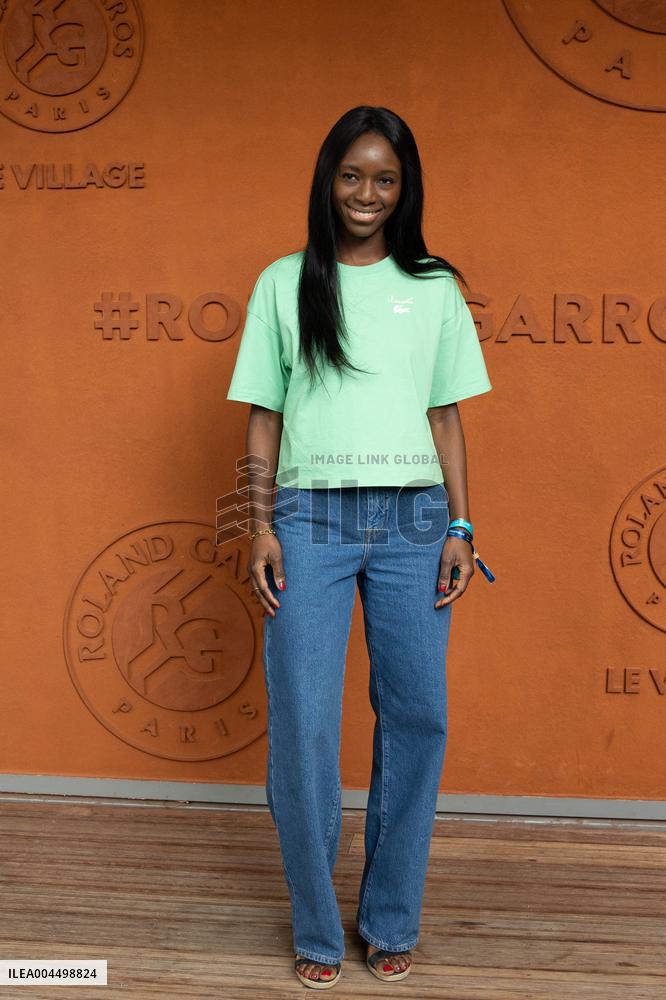 2025 French Open - Celebrities at Village Day 13 NB