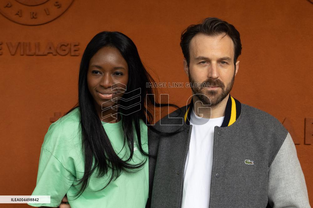 2025 French Open - Celebrities at Village Day 13 NB