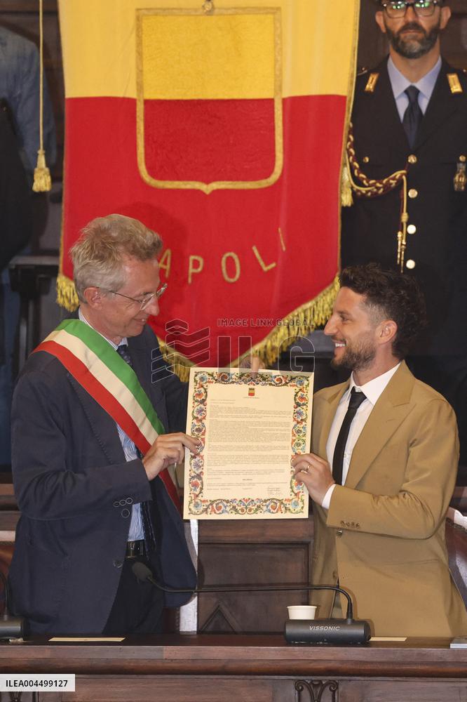 Honorary Italian Citizenship Awarded To Dries Mertens - Naples