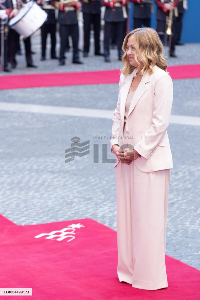 PM Giorgia Meloni Receives President Javier Milei - Italy