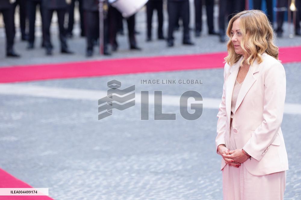 PM Giorgia Meloni Receives President Javier Milei - Italy