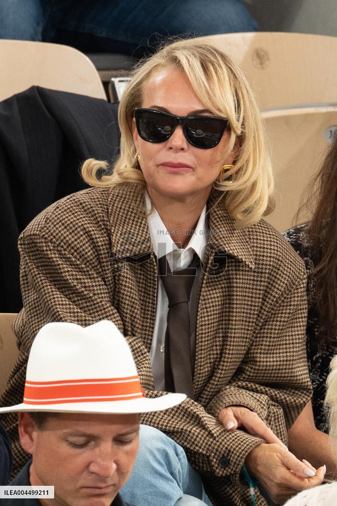 French Open Mario Beckham At The Stands LZ