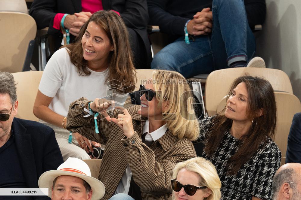 French Open Mario Beckham At The Stands LZ