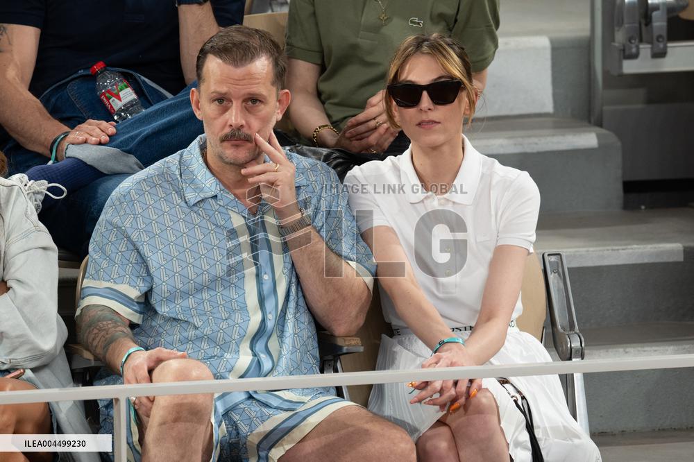 French Open Mario Beckham At The Stands LZ