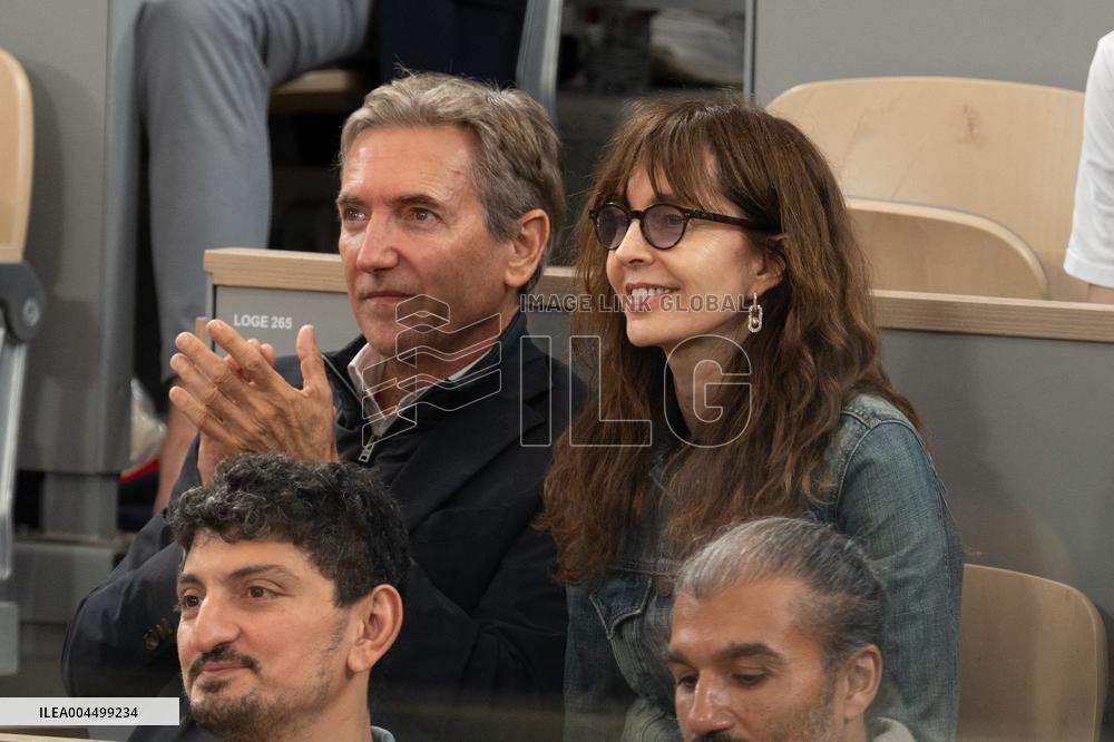 French Open Mario Beckham At The Stands LZ