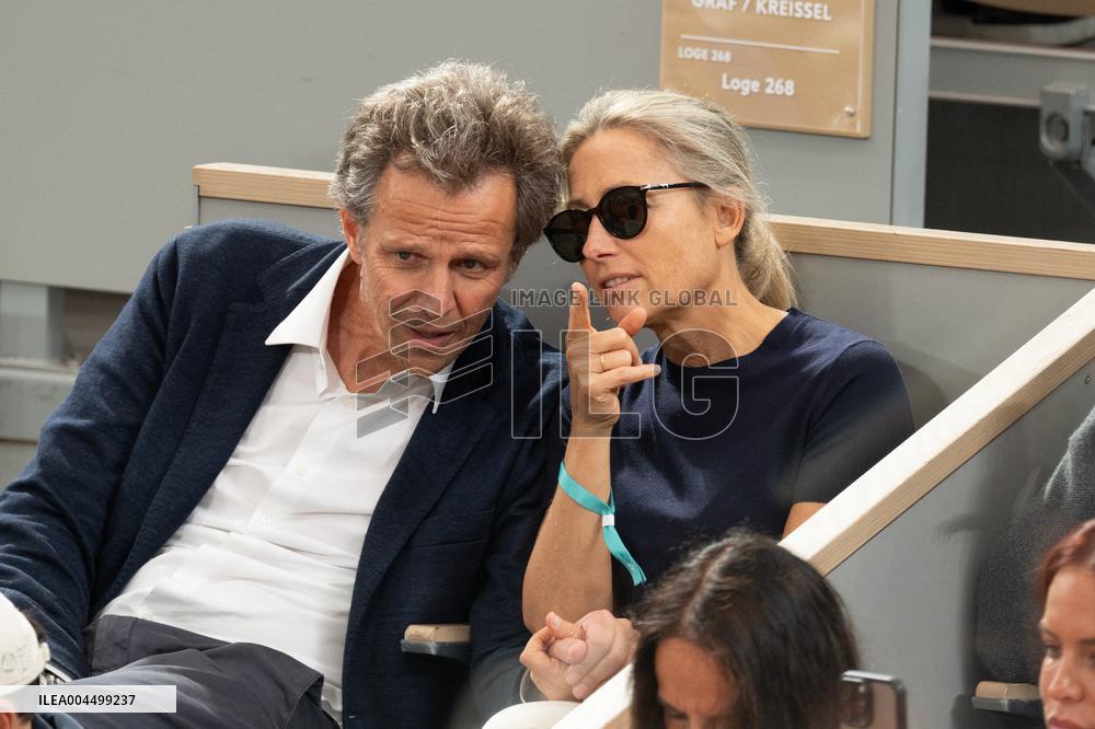 French Open Mario Beckham At The Stands LZ