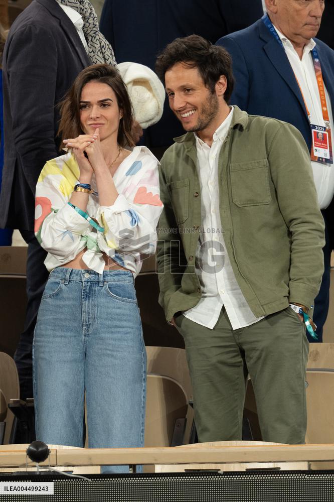 French Open Mario Beckham At The Stands LZ