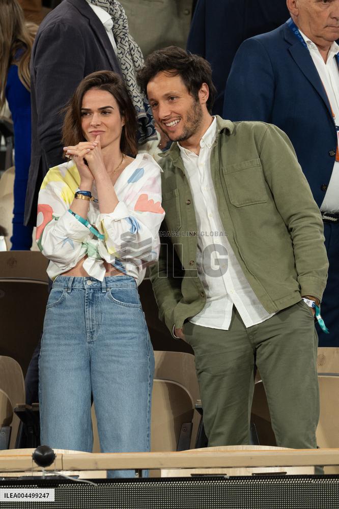 French Open Mario Beckham At The Stands LZ