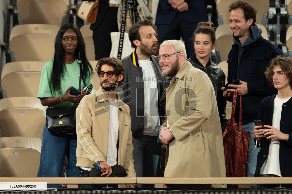 French Open Mario Beckham At The Stands LZ