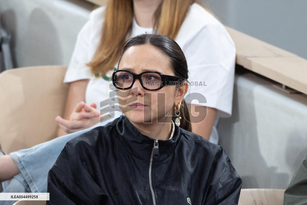 2025 French Open - Celebrities In Stand Day 13 NB
