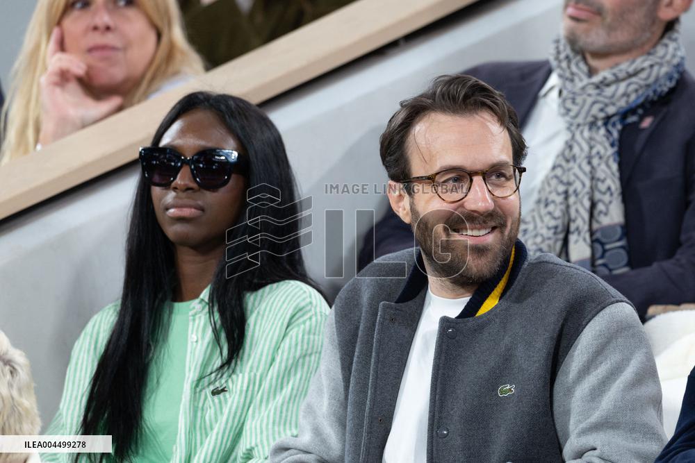 2025 French Open - Celebrities In Stand Day 13 NB