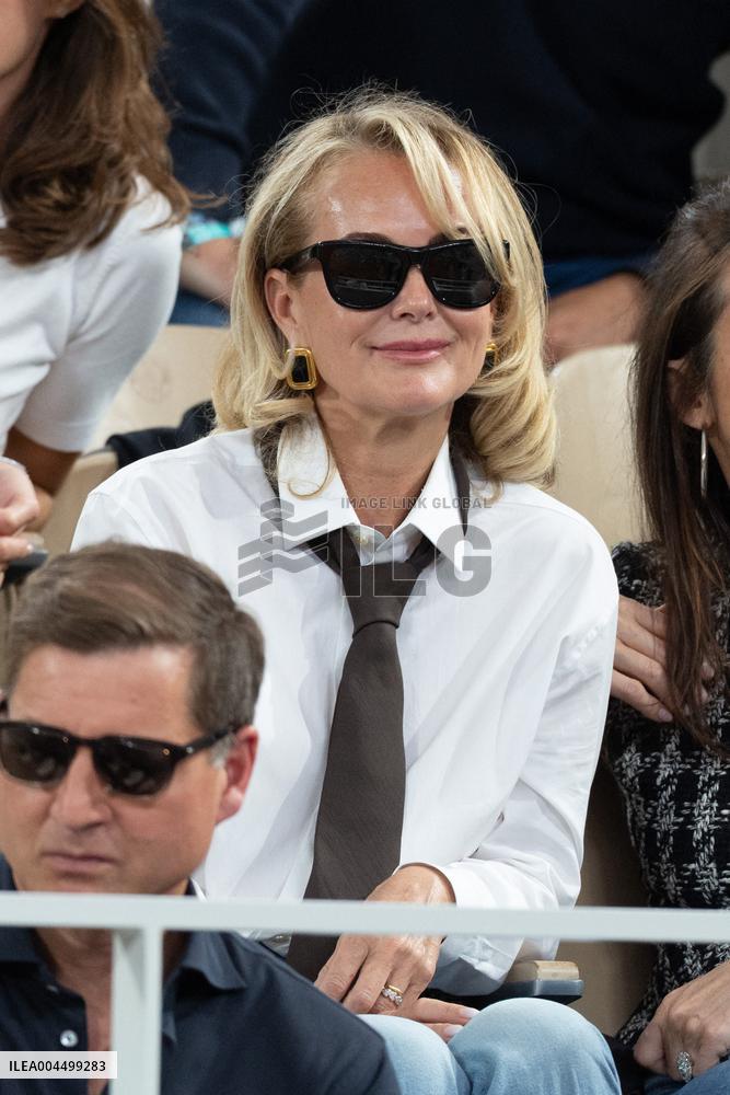 2025 French Open - Celebrities In Stand Day 13 NB