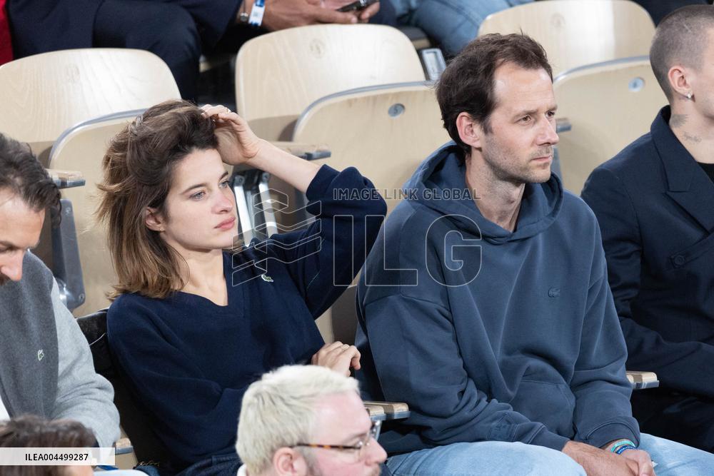 2025 French Open - Celebrities In Stand Day 13 NB