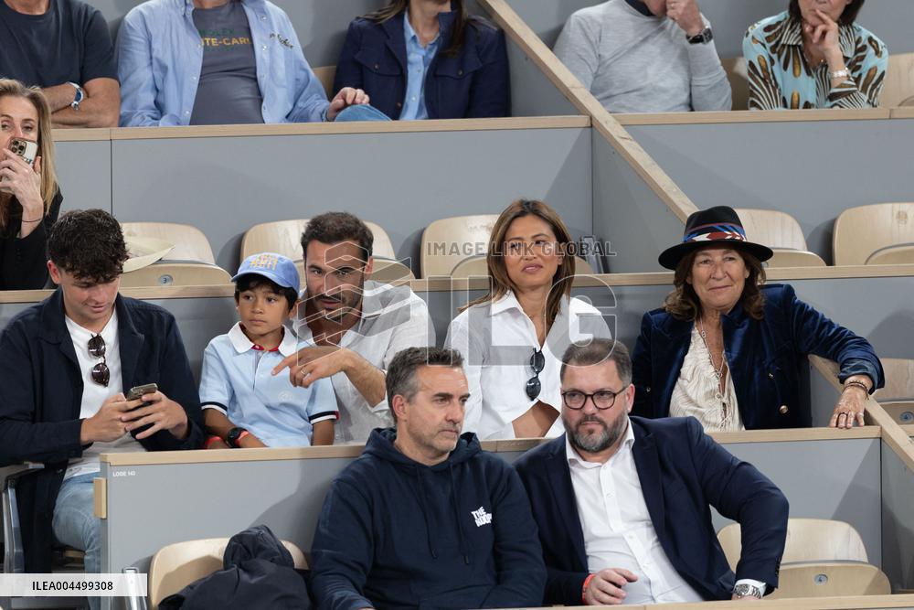2025 French Open - Celebrities In Stand Day 13 NB
