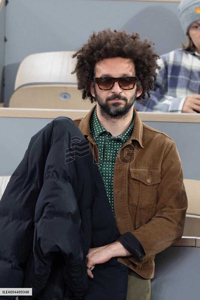 2025 French Open - Celebrities In Stand Day 13 NB