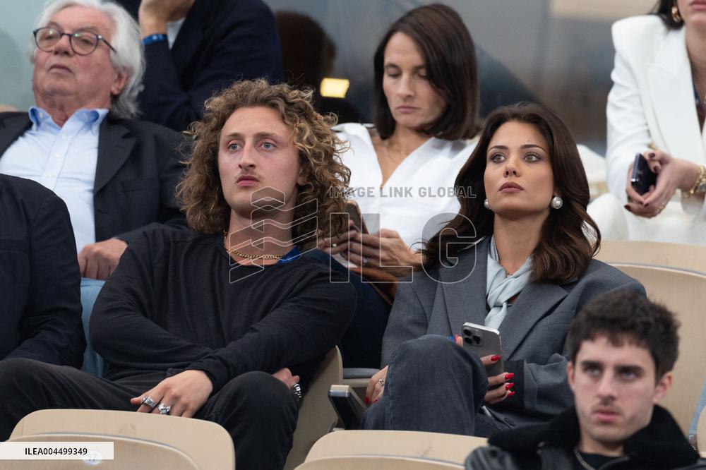 2025 French Open - Celebrities In Stand Day 13 NB