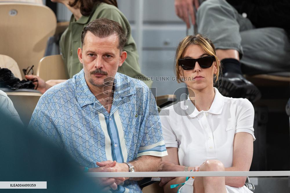 2025 French Open - Celebrities In Stand Day 13 NB