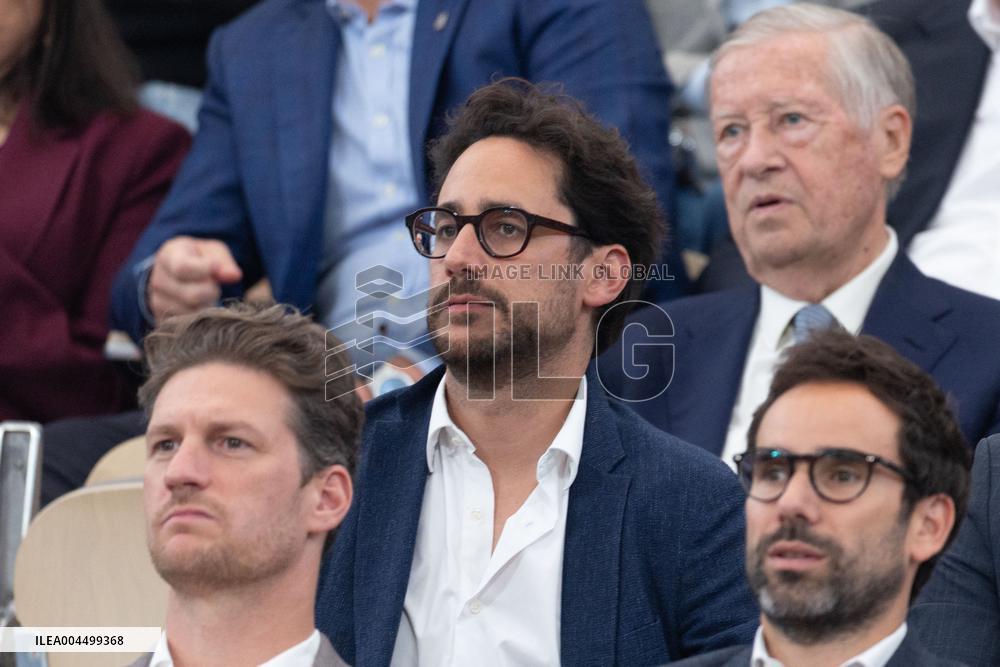 2025 French Open - Celebrities In Stand Day 13 NB