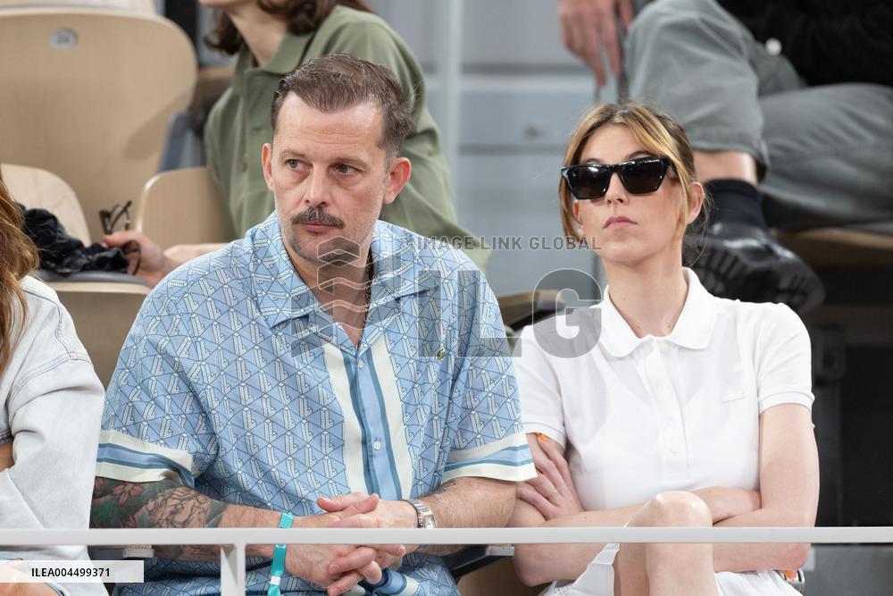 2025 French Open - Celebrities In Stand Day 13 NB