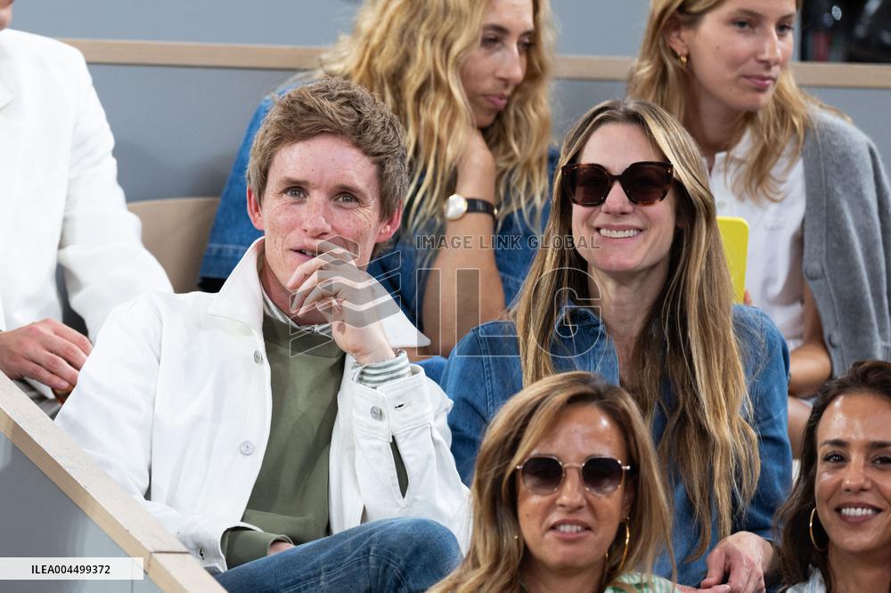 2025 French Open - Celebrities In Stand Day 13 NB