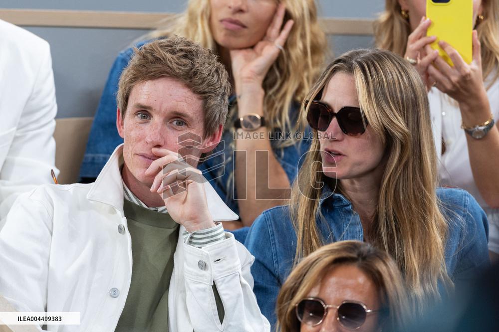 2025 French Open - Celebrities In Stand Day 13 NB