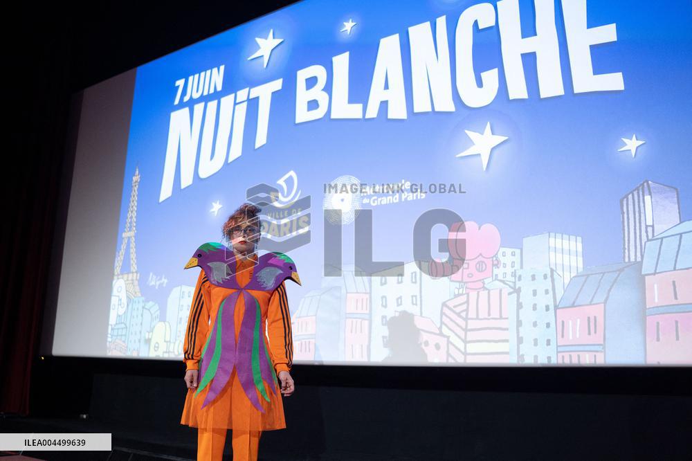 Preview of Nuit Blanche 2025 with Valerie Donzelli - Paris AJ