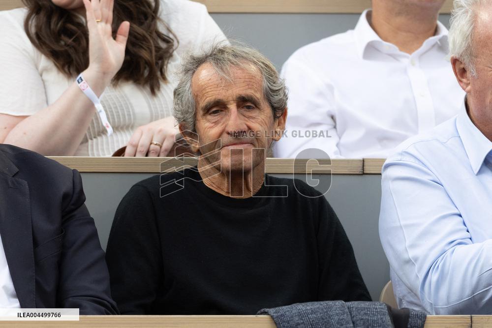 2025 French Open - Celebrities In Stand Day 13 NB