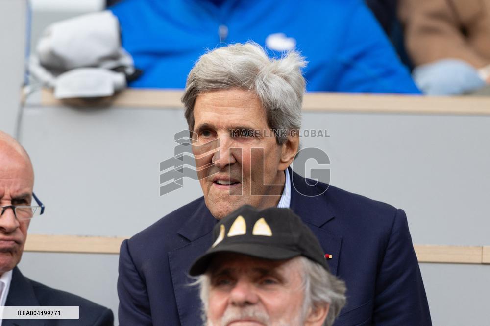 2025 French Open - Celebrities In Stand Day 13 NB