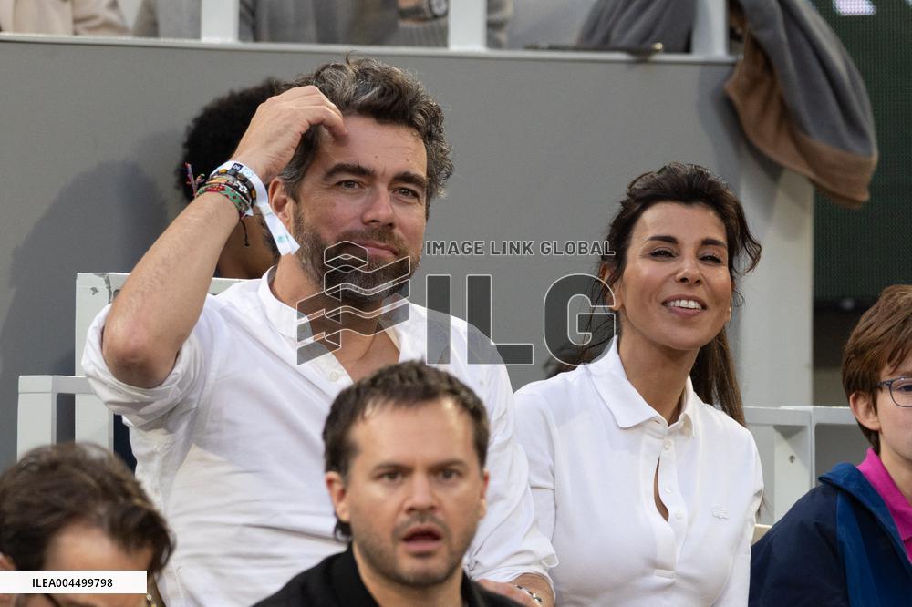 2025 French Open - Celebrities In Stand Day 13 NB