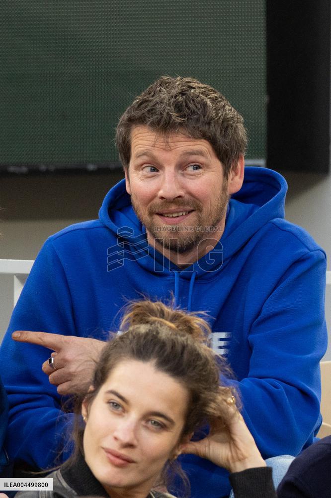 2025 French Open - Celebrities In Stand Day 13 NB