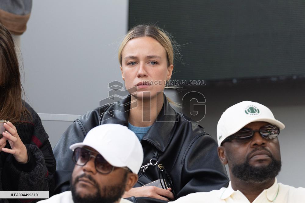 2025 French Open - Celebrities In Stand Day 13 NB