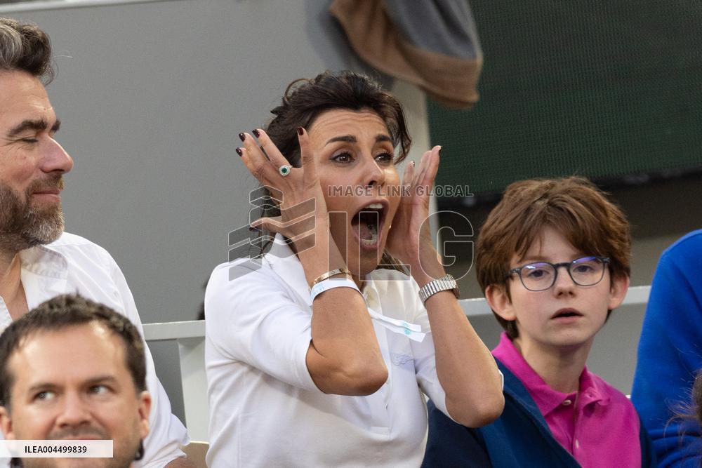 2025 French Open - Celebrities In Stand Day 13 NB