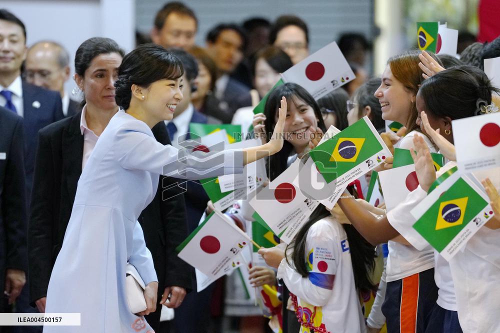 Japan's Princess Kako in Brazil