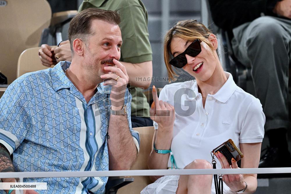 2025 French Open - VIPs In The Stands