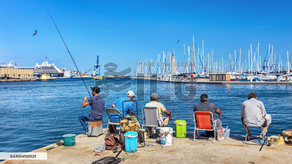 Illustration of the Town of Sete