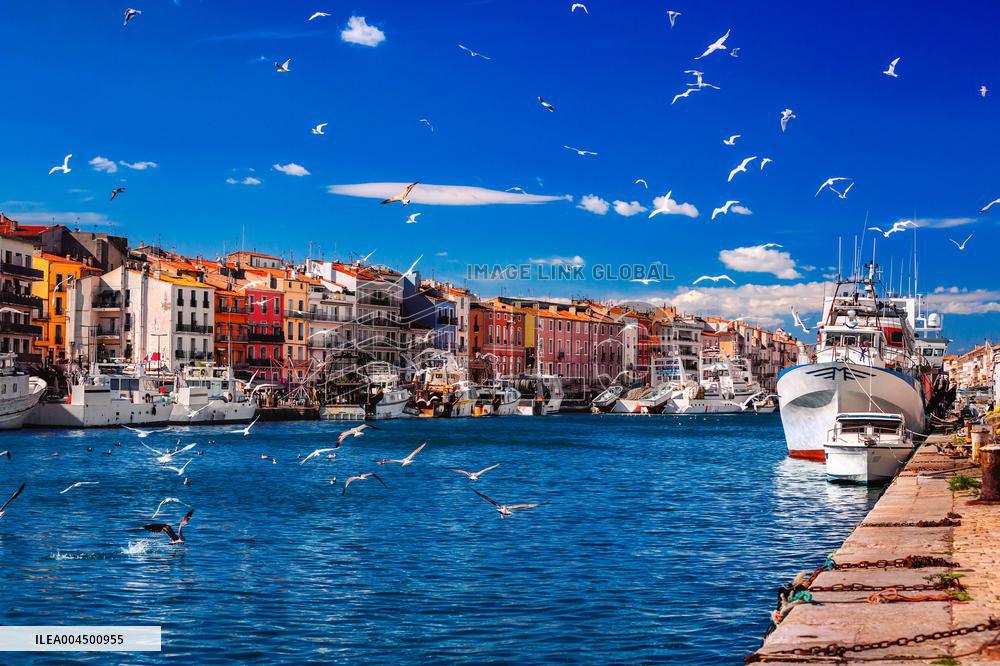 Illustration of the Town of Sete