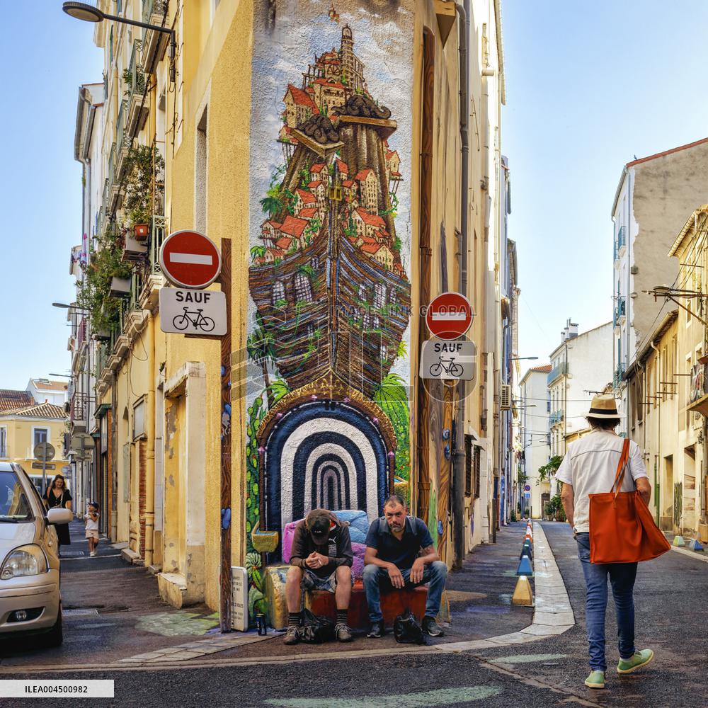 Illustration of the Town of Sete