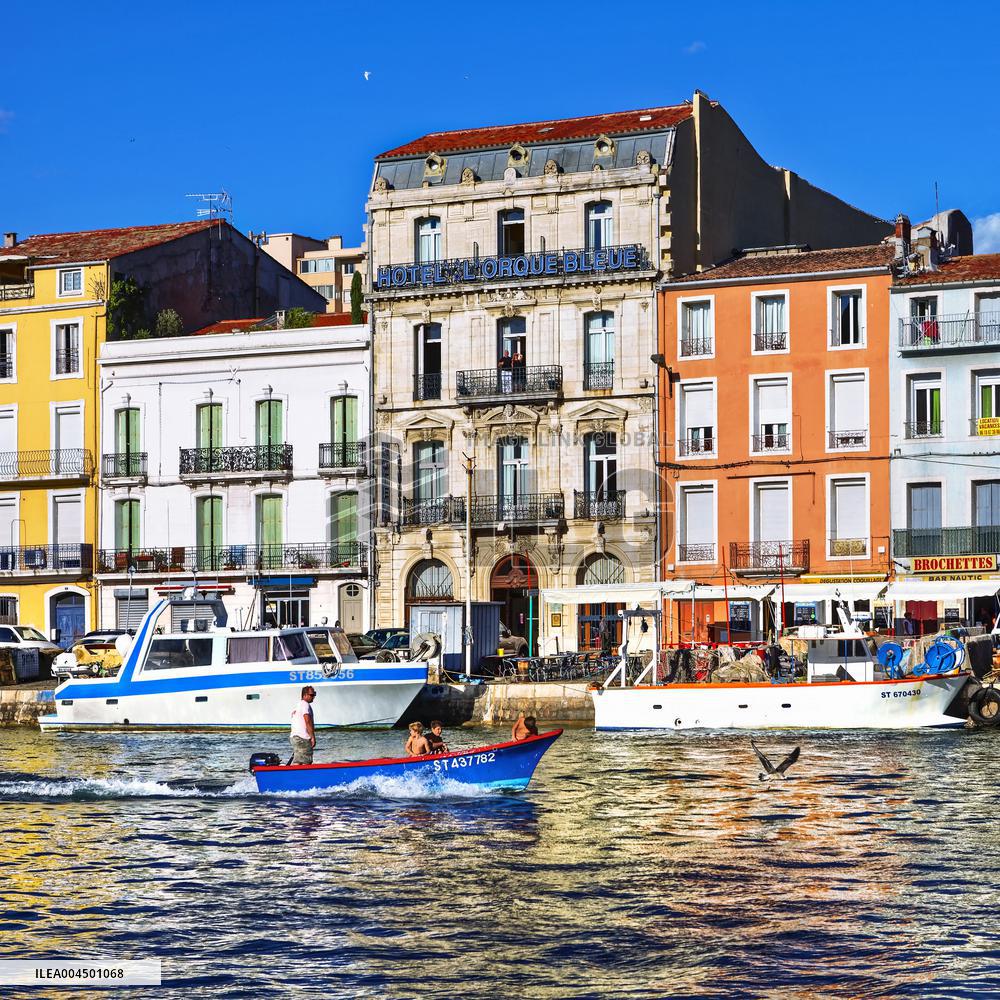 Illustration of the Town of Sete