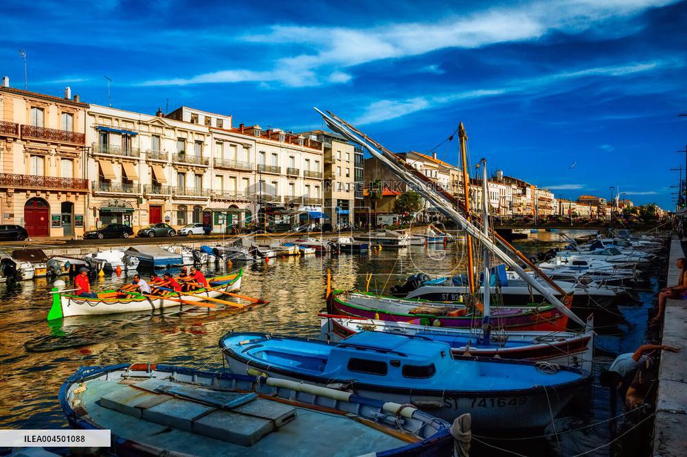 Illustration of the Town of Sete